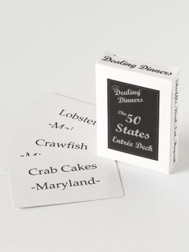 50 States Dinner Deck with entree cards from across the U.S.