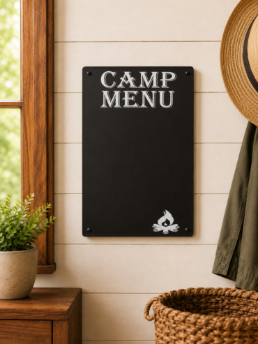 Camp Menu Board