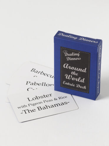 Around the World Deck featuring global-inspired entree cards